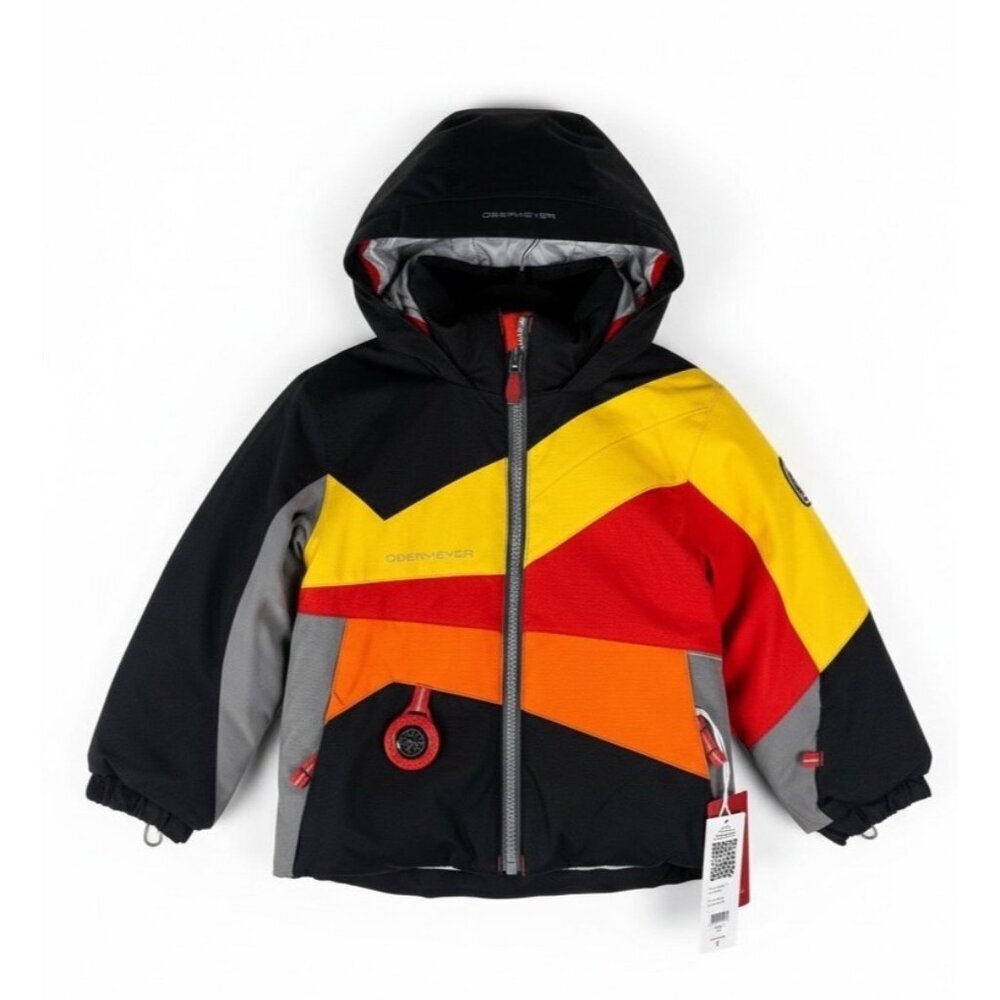 NWT OBERMEYER Boys' Altair Winter Jacket w/ Hood Toddler Size 2 2T I-Grow